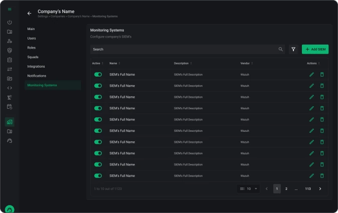 Reduce false positive
alerts by 97.5%